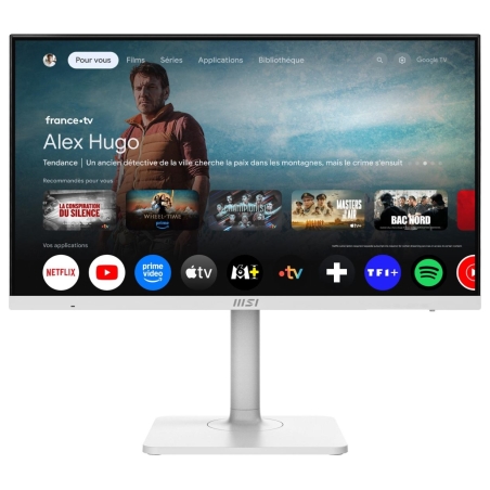 MSI Monitor 27 inches Modern MD272UPSW LED/UHD/Flat/60Hz/white