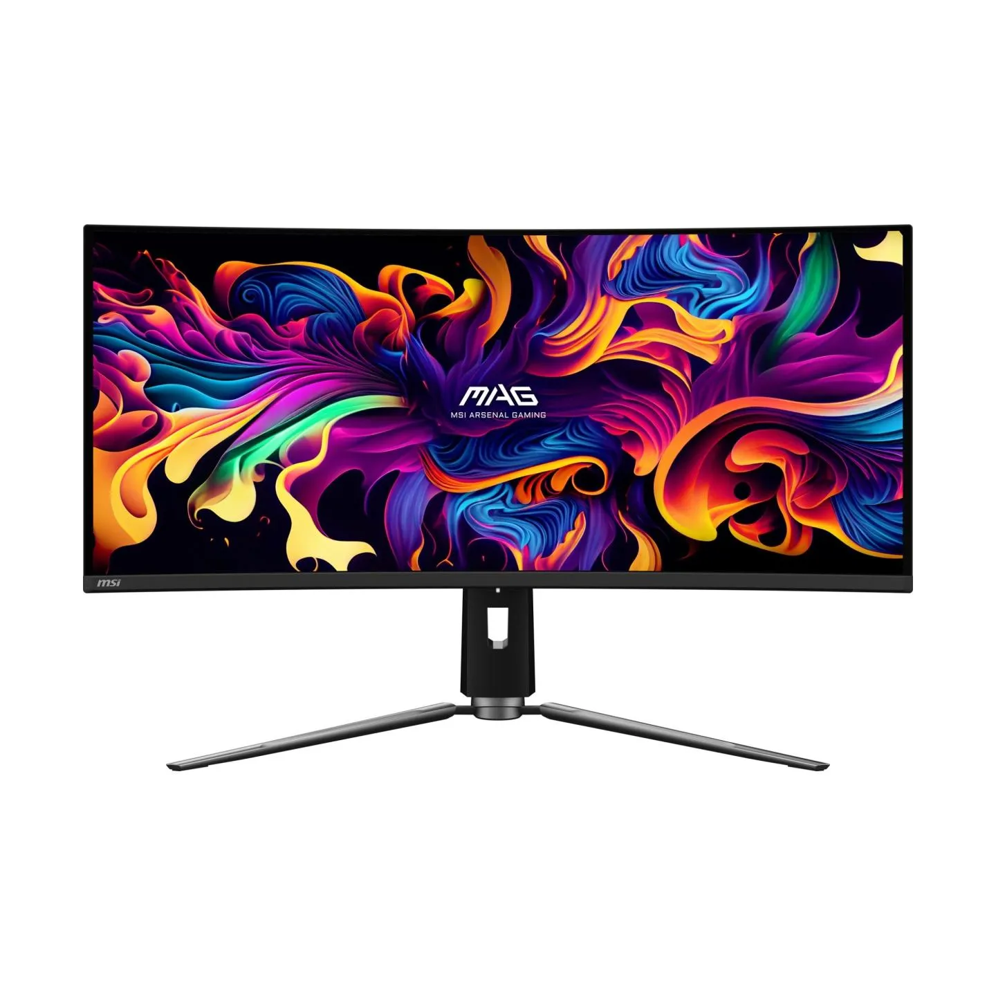 MSI LCD Monitor|MSI|34"|Curved/21 : 9|Panel QD-OLED|3440x1440|21:9|175Hz|Matte|0.03 ms|Swivel|Height adjustable|Tilt|Colour Blac