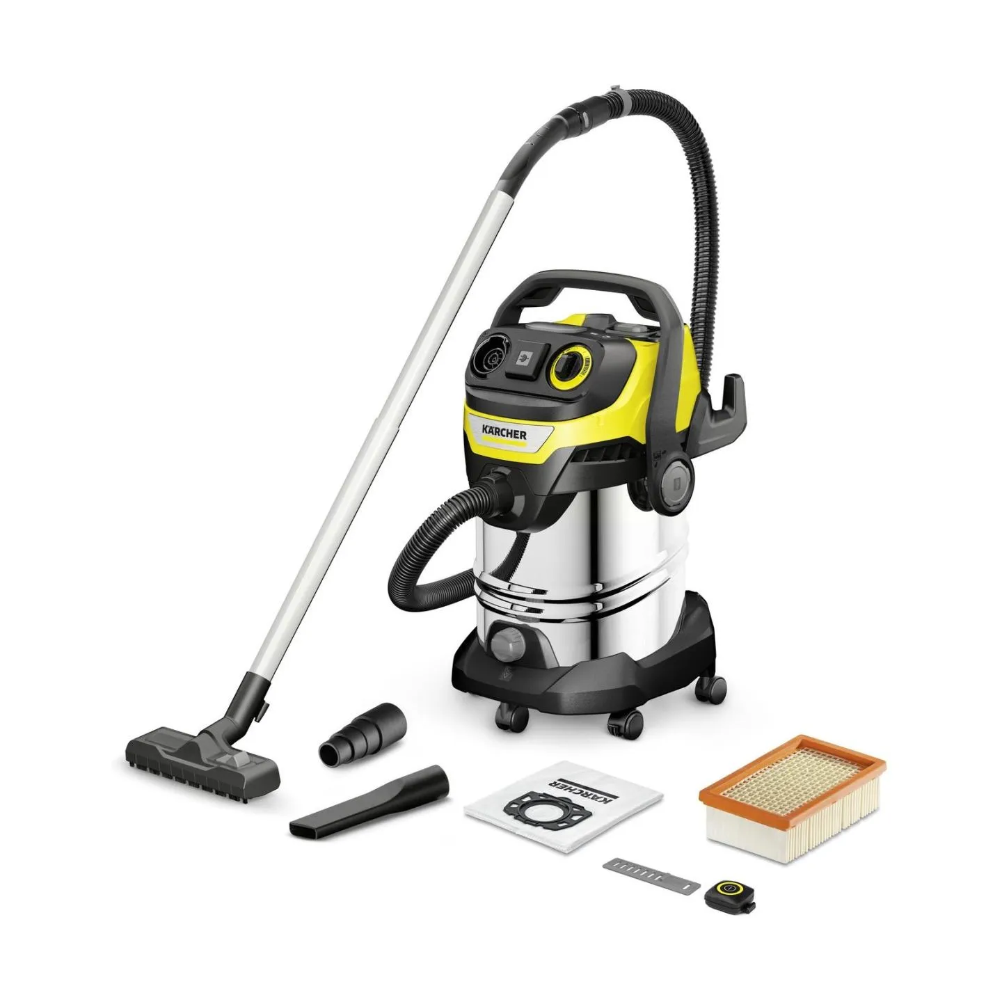 Karcher Vacuum Cleaner|KARCHER|Suction power 315 AW|Dust capacity 30 L|Drum vacuum|Cleaning type Dry&wet|Dust container Bagless|