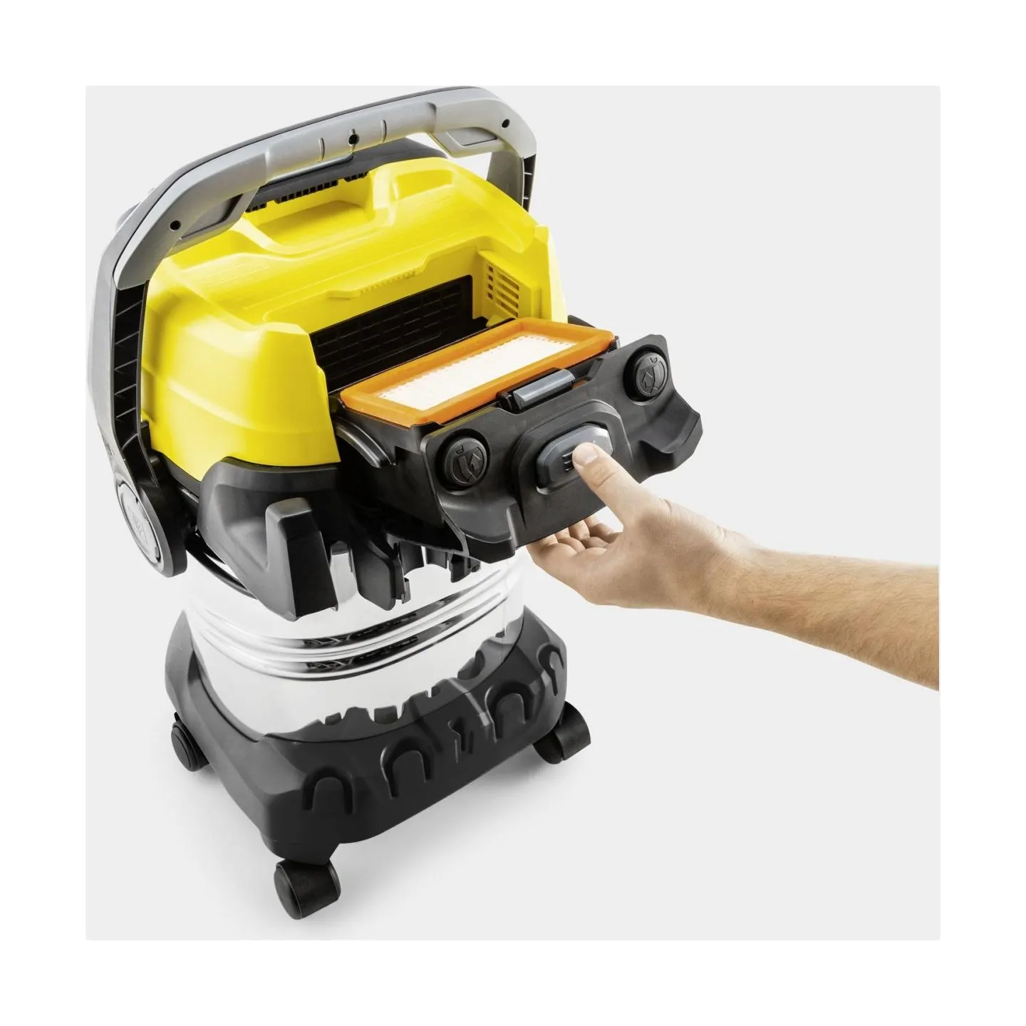 Karcher Vacuum Cleaner|KARCHER|Suction power 315 AW|Dust capacity 30 L|Drum vacuum|Cleaning type Dry&wet|Dust container Bagless|