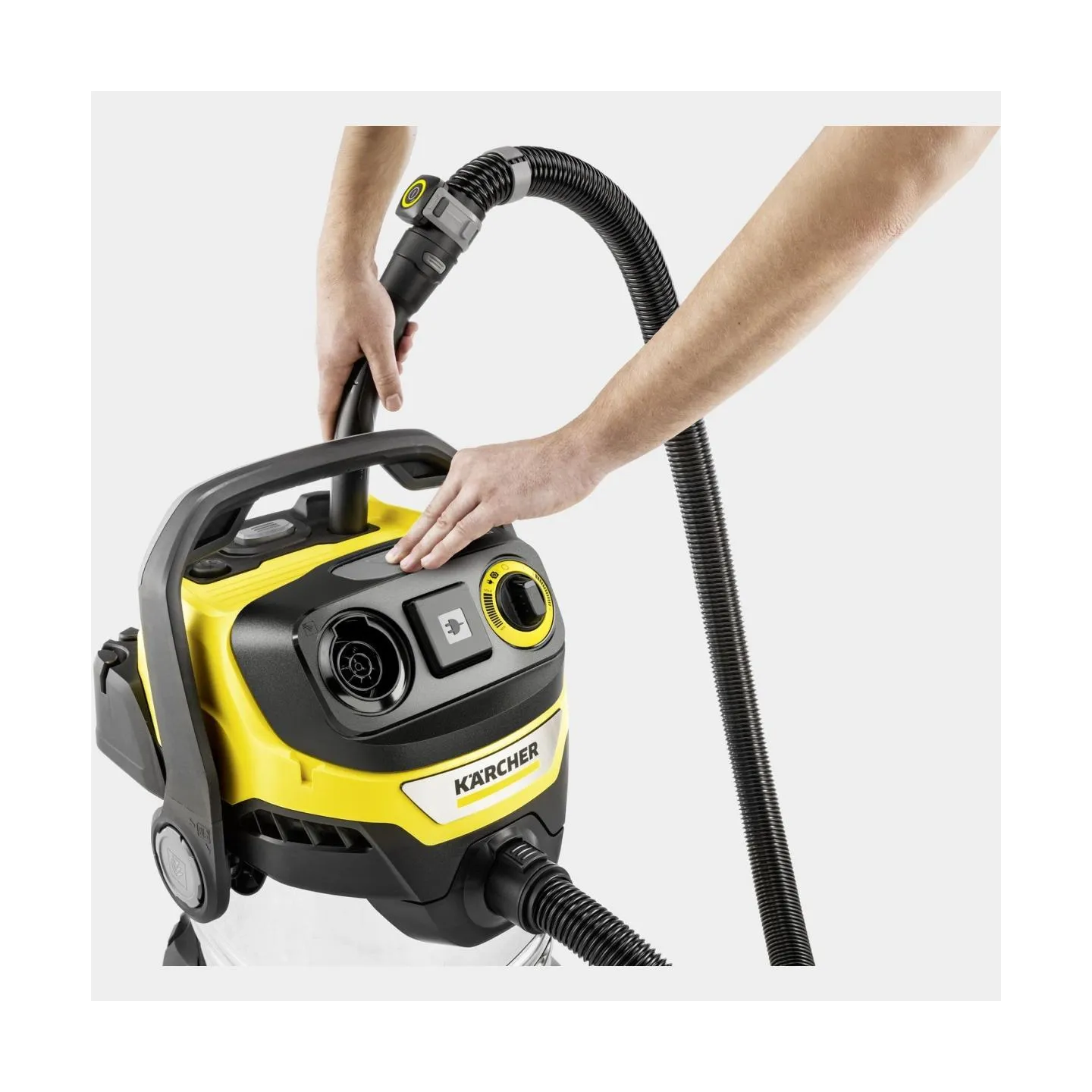 Karcher Vacuum Cleaner|KARCHER|Suction power 315 AW|Dust capacity 30 L|Drum vacuum|Cleaning type Dry&wet|Dust container Bagless|