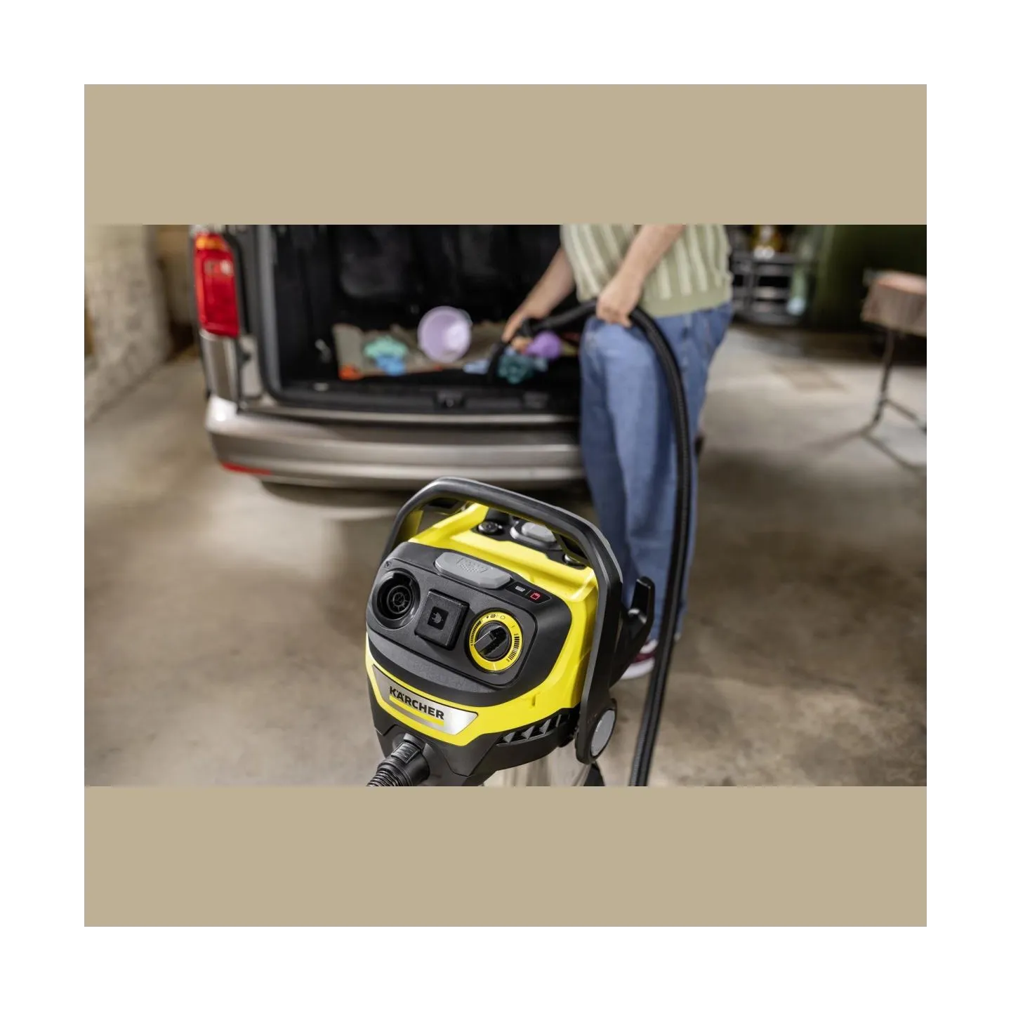 Karcher Vacuum Cleaner|KARCHER|Suction power 315 AW|Dust capacity 30 L|Drum vacuum|Cleaning type Dry&wet|Dust container Bagless|