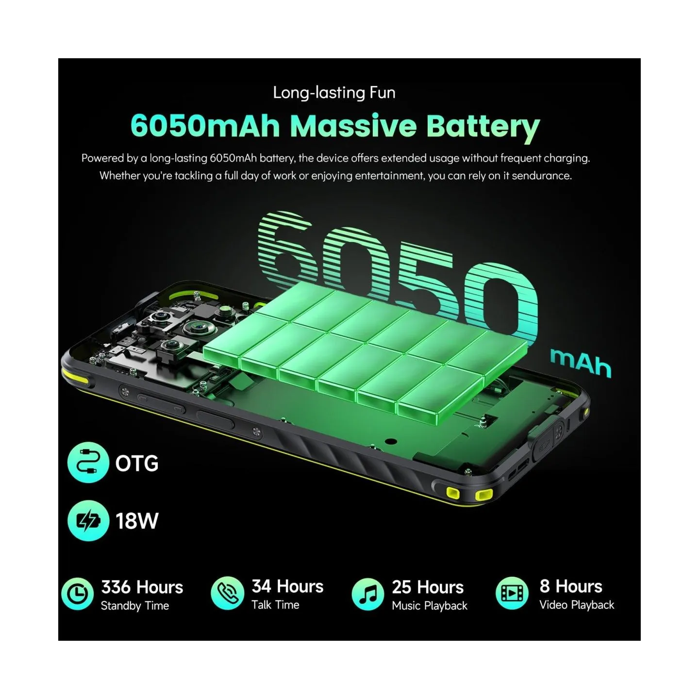Ulefone MOBILE PHONE ARMOR X31/6/128GB GREEN ULEFONE