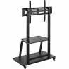 Gembird TV floor stand with caster wheel