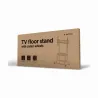 Gembird TV floor stand with caster wheel