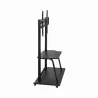Gembird TV floor stand with caster wheel
