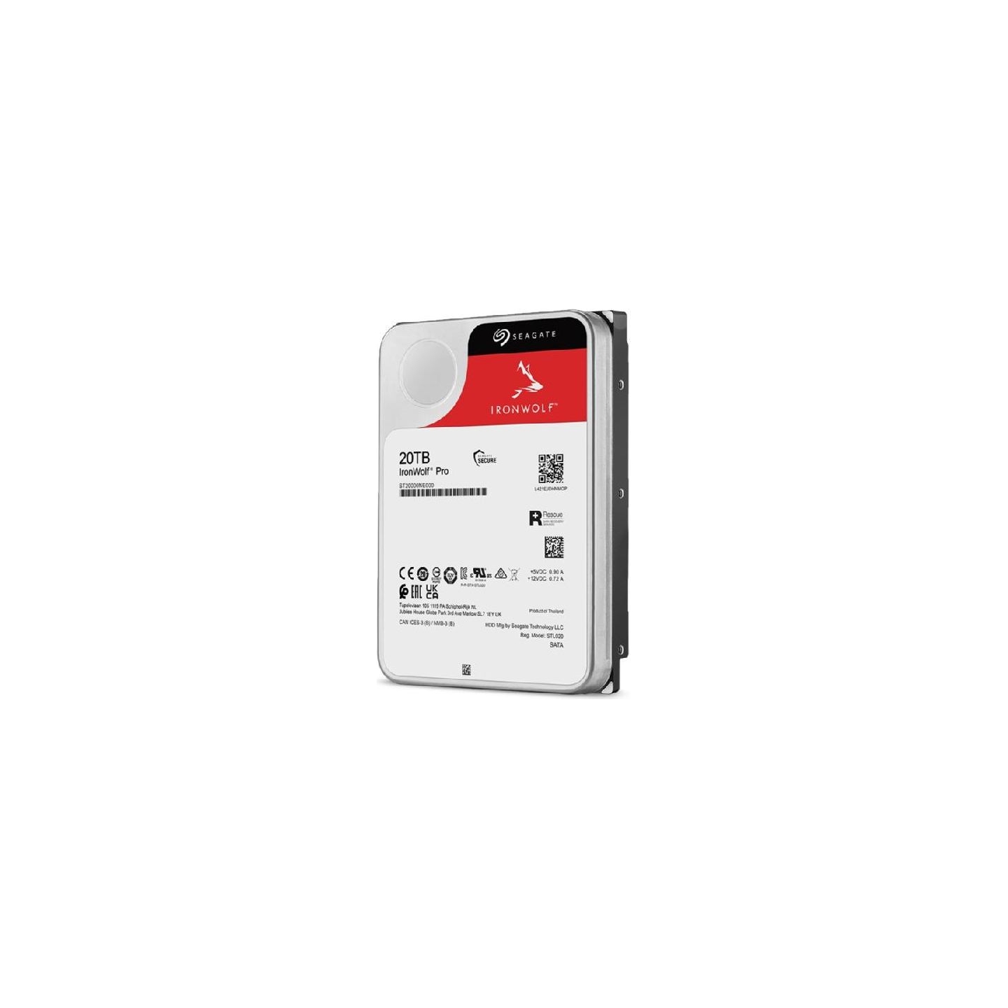 Seagate HDD|SEAGATE|IronWolf Pro|20TB|SATA|256 MB|7200 rpm|3,5"|ST20000NT001