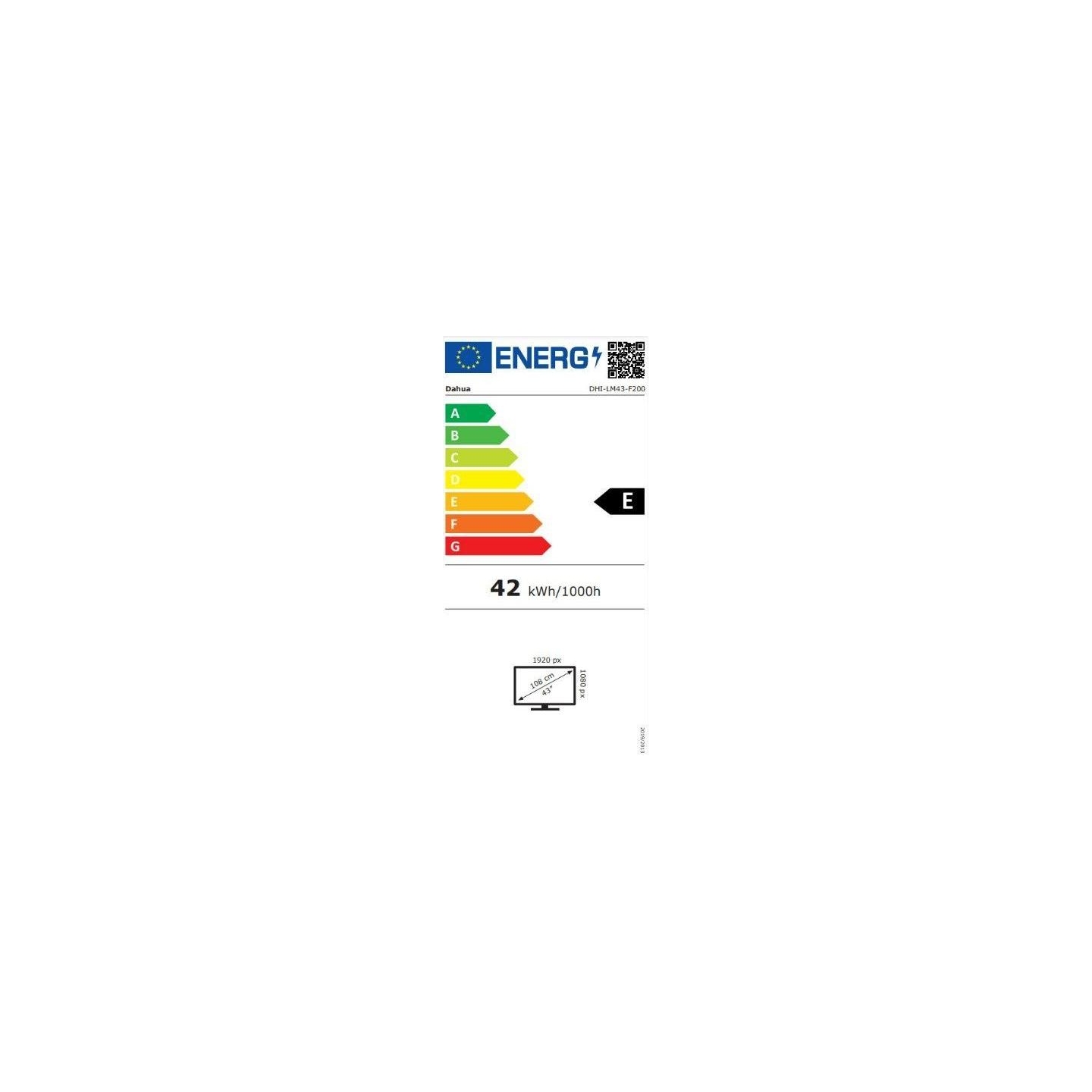 Dahua DISPLAY LCD 43"/DHI-LM43-F200 DAHUA