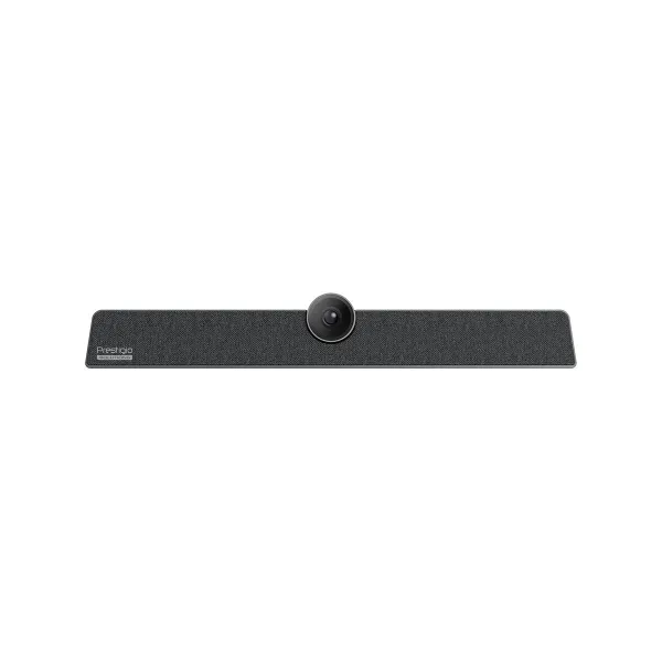 Prestigio Solutions Video Conferencing Collaboration Bar Alpha: UHD, 12MP, 6 mic, 8m (Range), Connection via USB Type-C or AUX