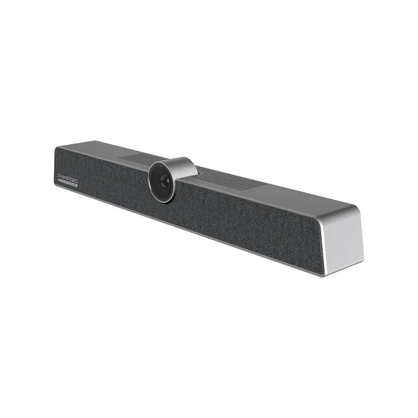 Prestigio Solutions Video Conferencing Collaboration Bar Alpha: UHD, 12MP, 6 mic, 8m (Range), Connection via USB Type-C or AUX
