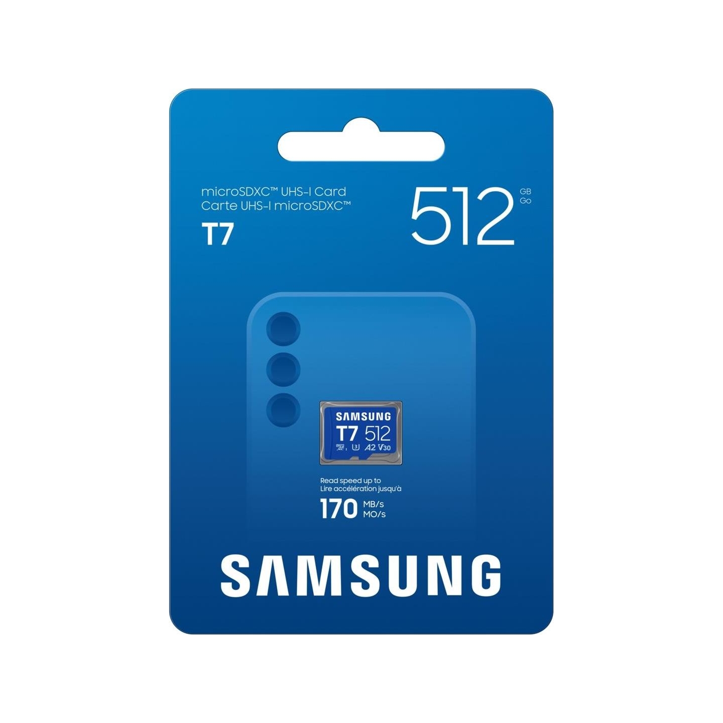 Samsung MEMORY MICRO SDXC T7 512GB/V30 MB-MB512T/WW SAMSUNG