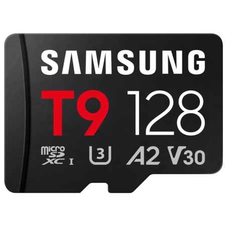 Samsung T9 | MicroSD Card | 128 GB | microSDXC | Flash memory class U3, V30, A2