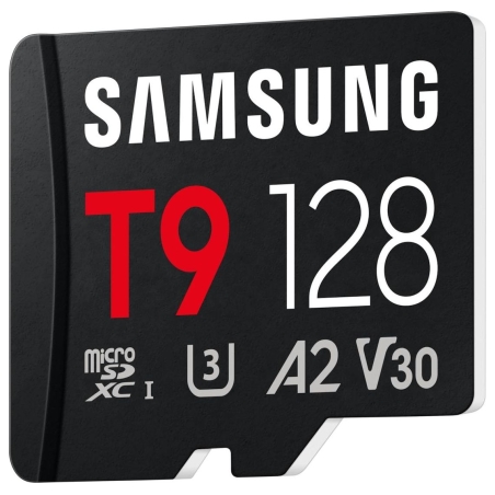 Samsung T9 | MicroSD Card | 128 GB | microSDXC | Flash memory class U3, V30, A2