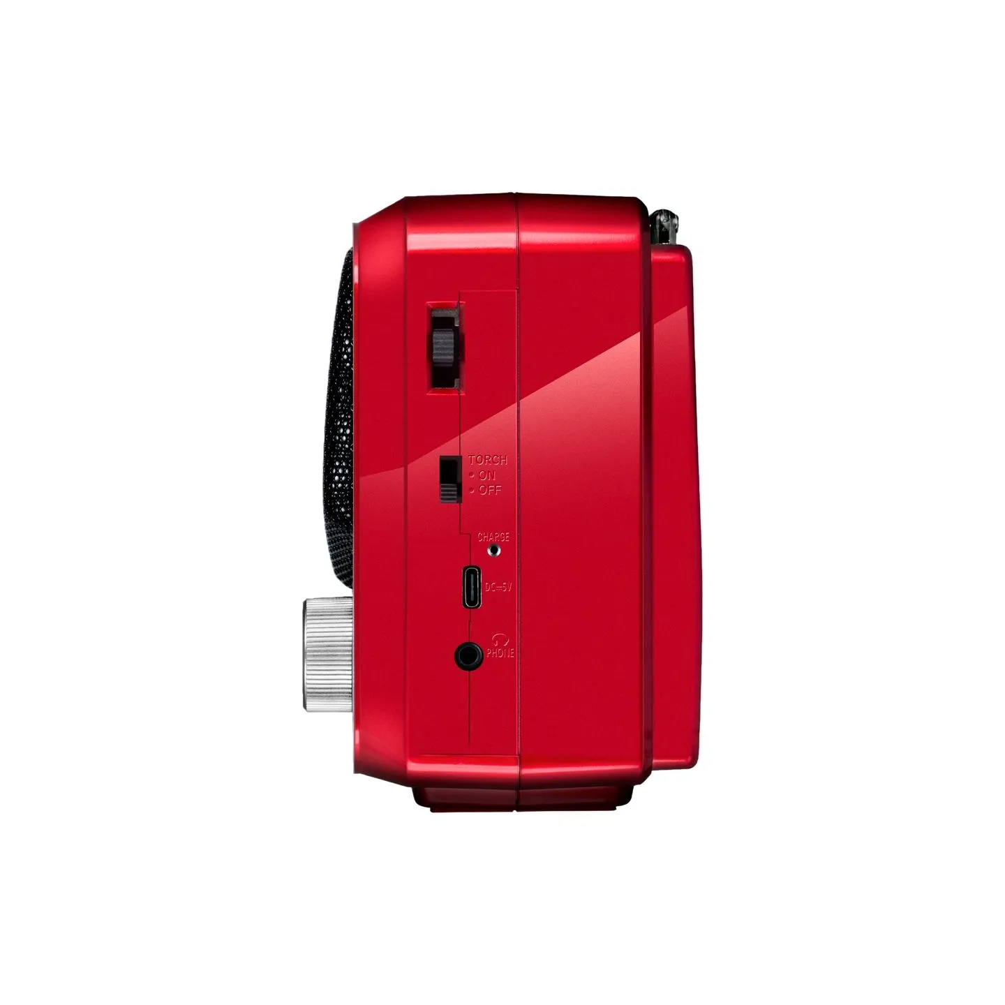 Sven Speaker SVEN SRP-150, red (3W, Bluetooth, FM/AM/SW, USB, microSD, flashlight, battery)
