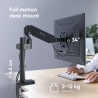 Onkron MONITOR ACC DESK MOUNT/13-34" BLACK G75-B ONKRON