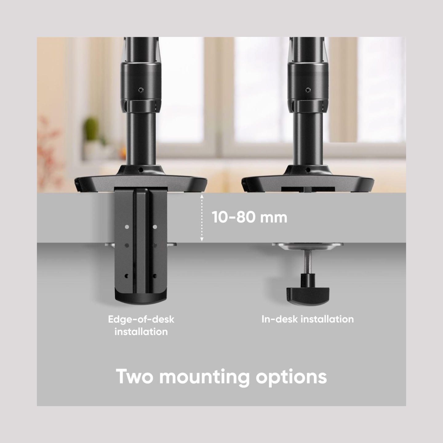 Onkron MONITOR ACC DESK MOUNT/13-34" BLACK G75-B ONKRON