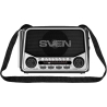 Sven Speaker SVEN SRP-150, gray (3W, Bluetooth, FM/AM/SW, USB, microSD, flashlight, battery)