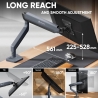 Onkron MONITOR ACC DESK MOUNT/17-45" GRAPHITE G95-G ONKRON