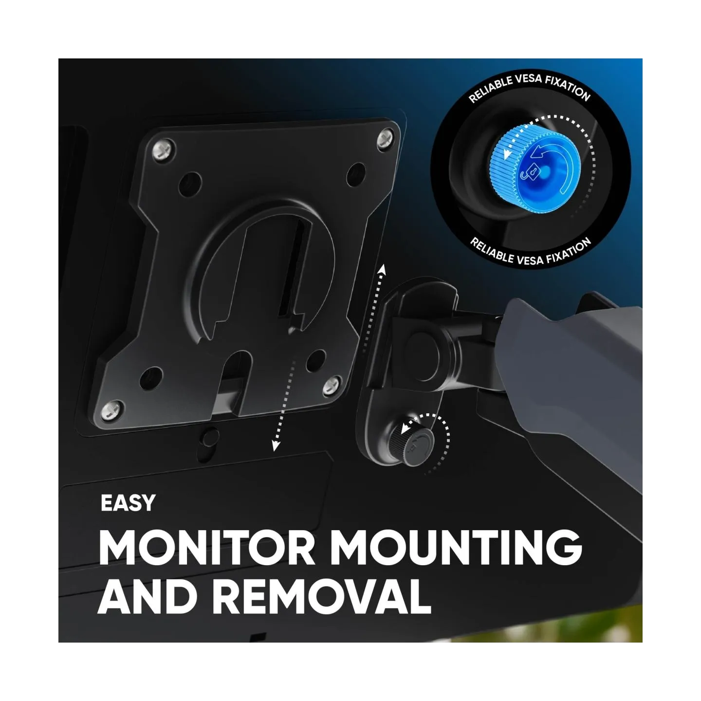 Onkron MONITOR ACC DESK MOUNT/17-45" GRAPHITE G95-G ONKRON