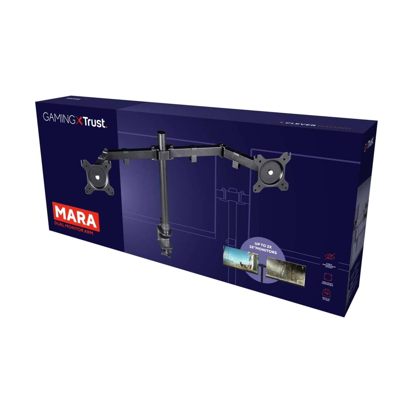 Trust MONITOR ACC ARM DUAL GXT1120/MARA 23941 TRUST