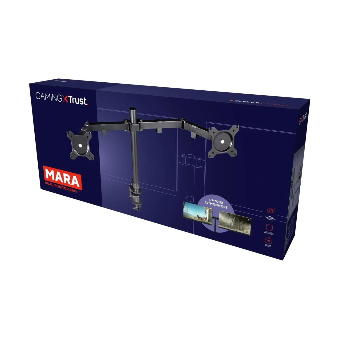 Trust MONITOR ACC ARM DUAL GXT1120/MARA 23941 TRUST