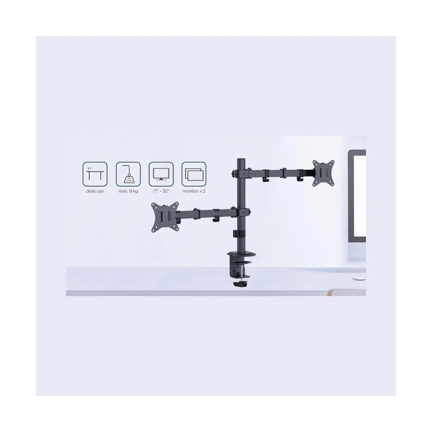 Gembird DISPLAY ACC MOUNTING ARM/17-32" MA-D2-03 GEMBIRD
