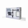 Gembird Adjustable desk mount with monitor arm and notebook tray