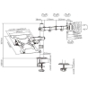 Gembird DISPLAY ACC MOUNTING ARM/NB TRAY MA-DA-03 GEMBIRD