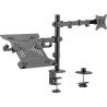 Gembird DISPLAY ACC MOUNTING ARM/NB TRAY MA-DA-03 GEMBIRD