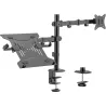 Gembird DISPLAY ACC MOUNTING ARM/NB TRAY MA-DA-03 GEMBIRD