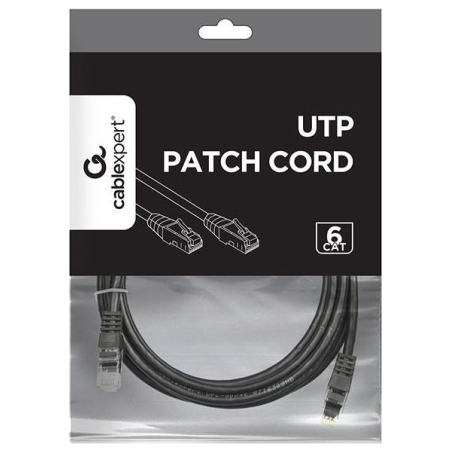 Gembird PP6U-3M/BK patchcord RJ45