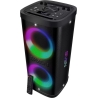 Sven Portable speaker SVEN PS-950, black, power output 2x80W (RMS), TWS, Bluetooth, IPx4, FM, USB, microSD, LED-display, lithium