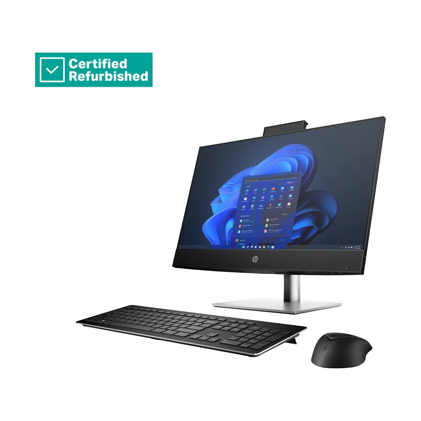HP RENEW SILVER HP Pro 440 G9 AIO All-In-One - i5-13500T, 16GB, 256GB SSD, 23.8 FHD Touch AG, Height Adjustable, No Mouse, Win 1