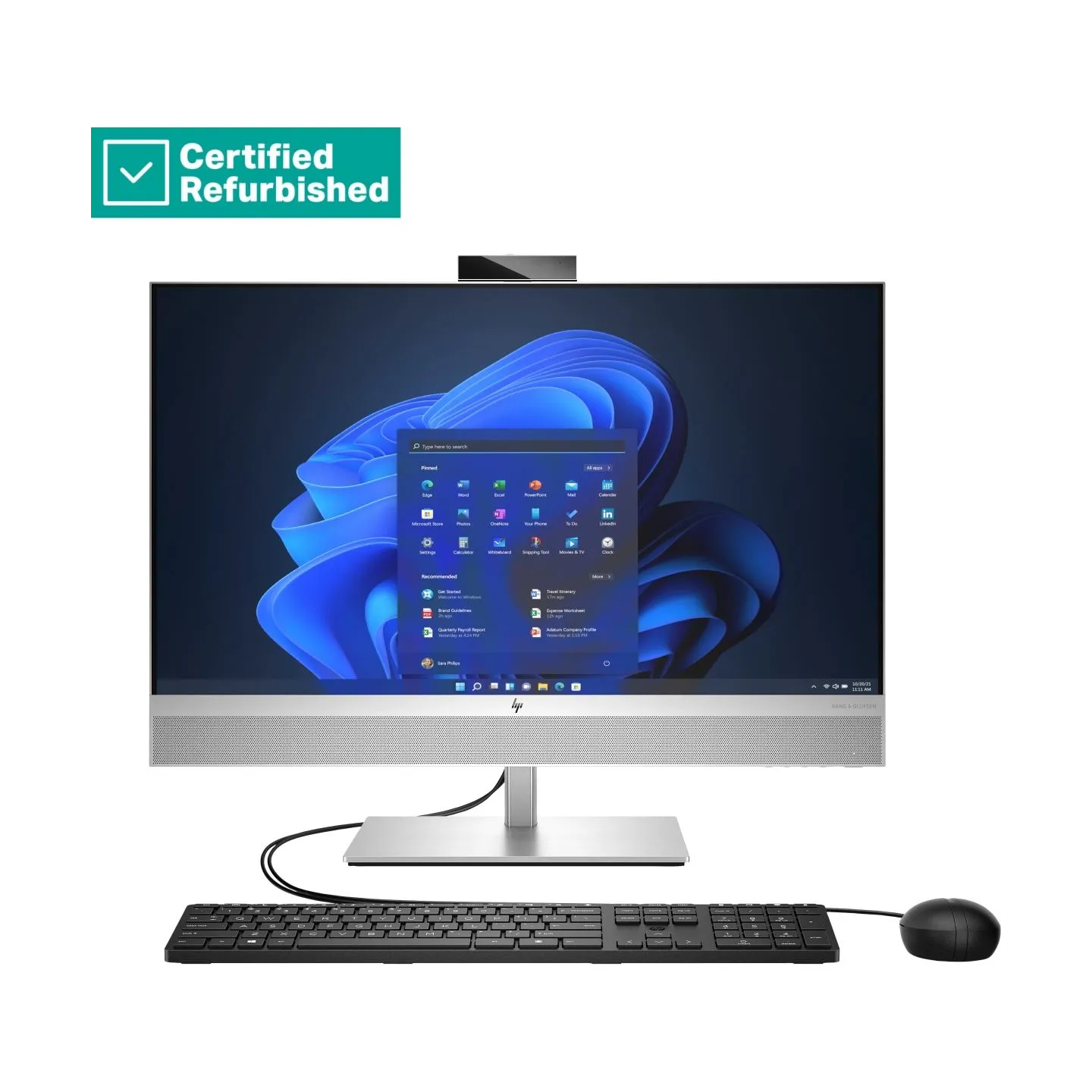 HP RENEW SILVER HP Elite 870 G9 AIO All-In-One 27 - i5-13500, 16GB, 512GB SSD, 27 QHD Non-Touch AG, WiFi, Height Adjustable, Win