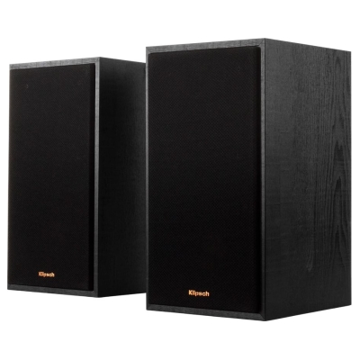 Klipsch Reference R-51PM Powered Bookshelf Speakers, Black, Pair