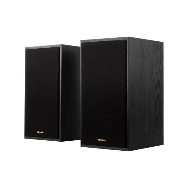 Klipsch Reference R-51PM Powered Bookshelf Speakers, Black, Pair