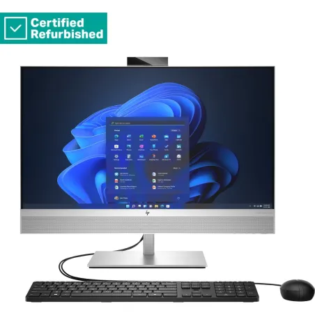 HP RENEW SILVER HP Elite 870 G9 AIO All-In-One 27 - i7-14700, 32GB, 1TB SSD, 27 QHD Non-Touch AG, FPR, Height Adjustable, Win 11