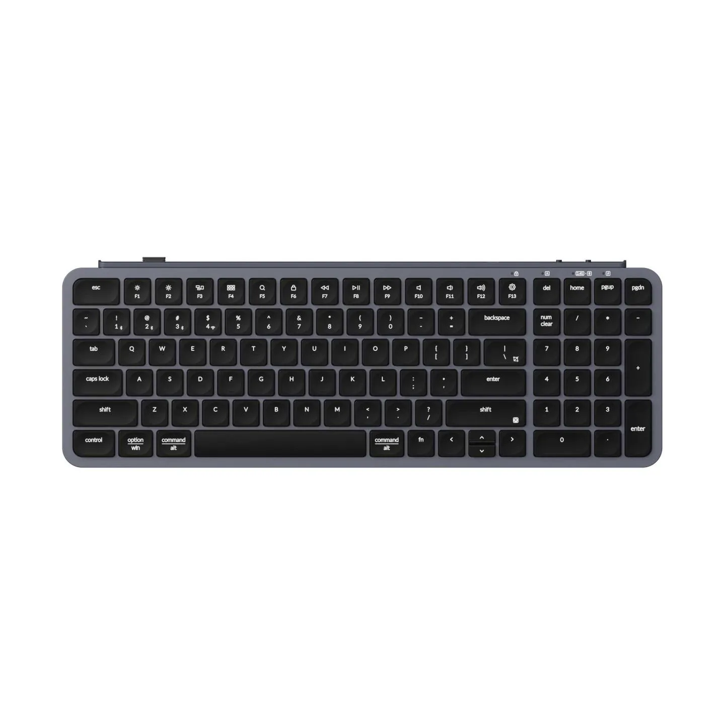 Keychron B2 Pro - US Layout - Ultra Low Profile Scissor - Space Grey Wireless Keyboard / B2P-K1