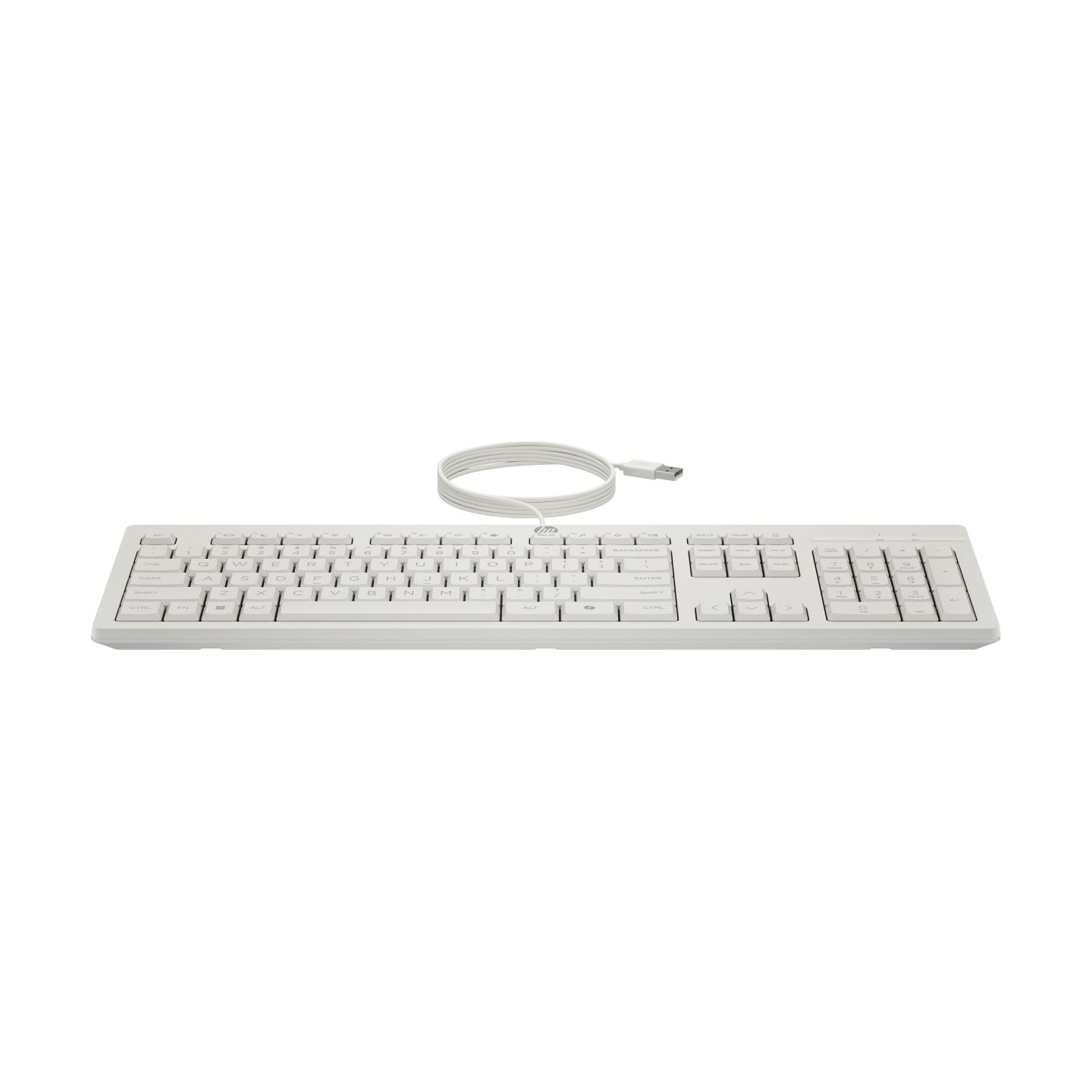 HP 225 G2 USB Wired Mouse Keyboard Combo, Copilot Key - Cashmere White - ESTONIAN / AW5S6AA#ARK