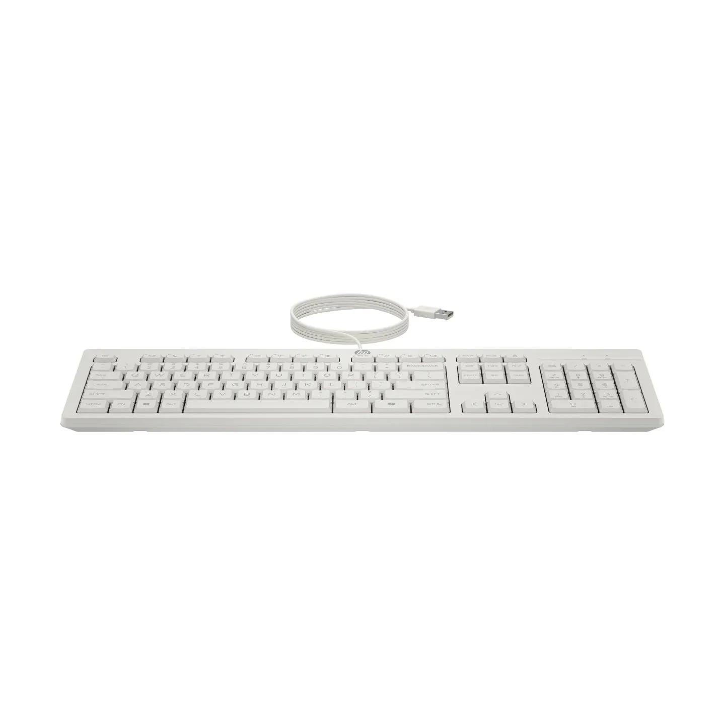 HP 225 G2 USB Wired Mouse Keyboard Combo, Copilot Key - Cashmere White - ESTONIAN / AW5S6AA#ARK