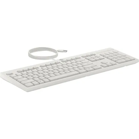 HP 225 G2 USB Wired Mouse Keyboard Combo, Copilot Key - Cashmere White - ESTONIAN / AW5S6AA#ARK