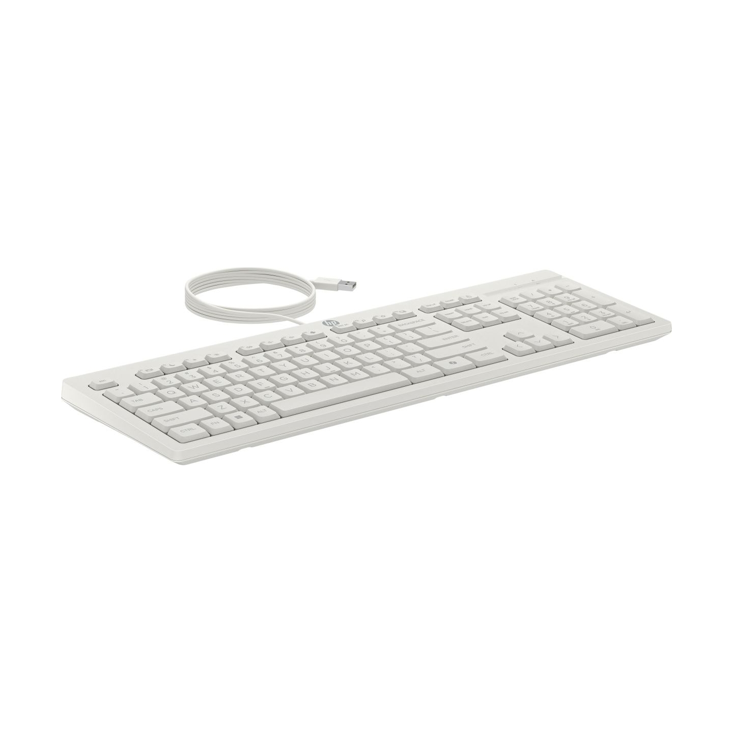 HP 225 G2 USB Wired Mouse Keyboard Combo, Copilot Key - Cashmere White - ESTONIAN / AW5S6AA#ARK
