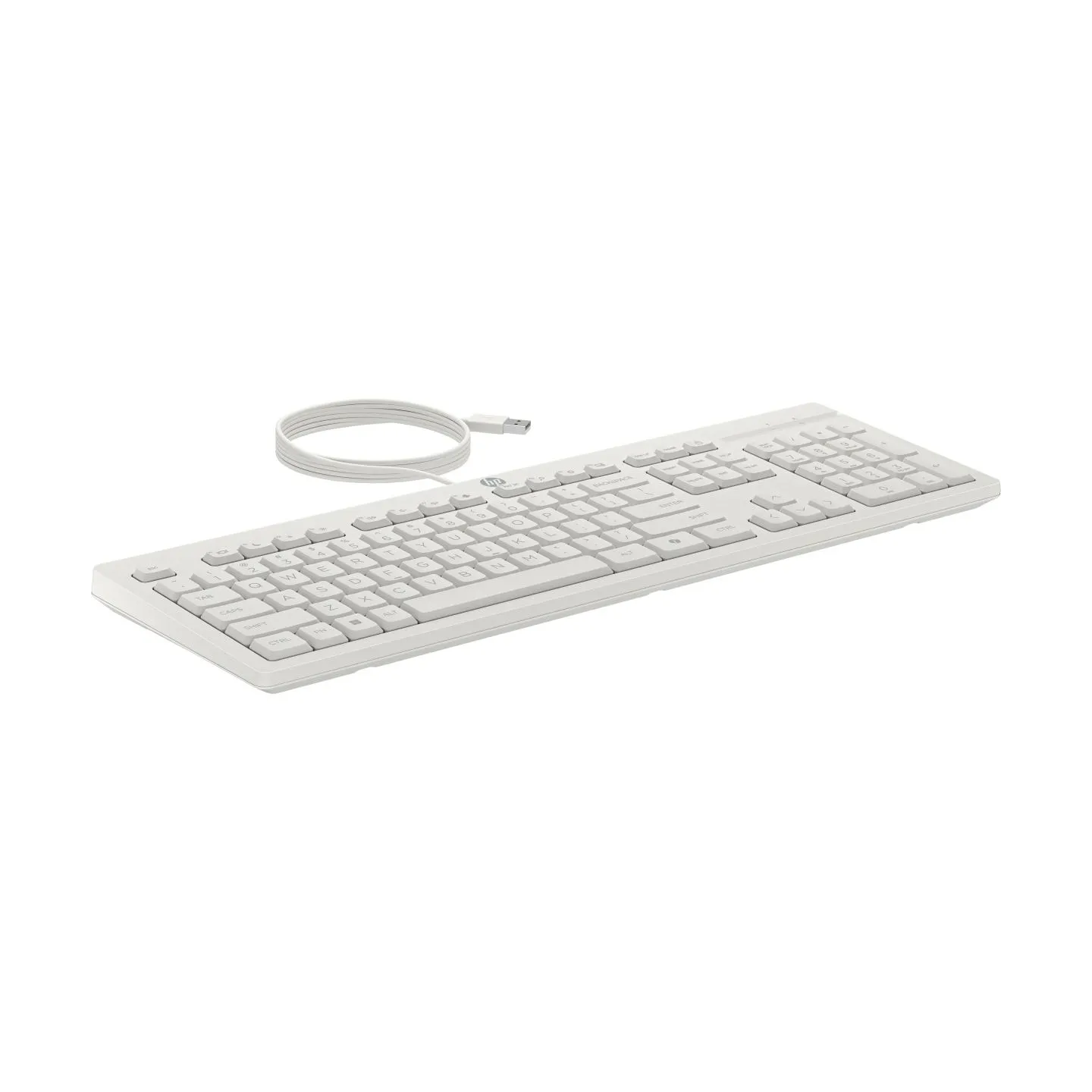 HP 225 G2 USB Wired Mouse Keyboard Combo, Copilot Key - Cashmere White - ESTONIAN / AW5S6AA#ARK