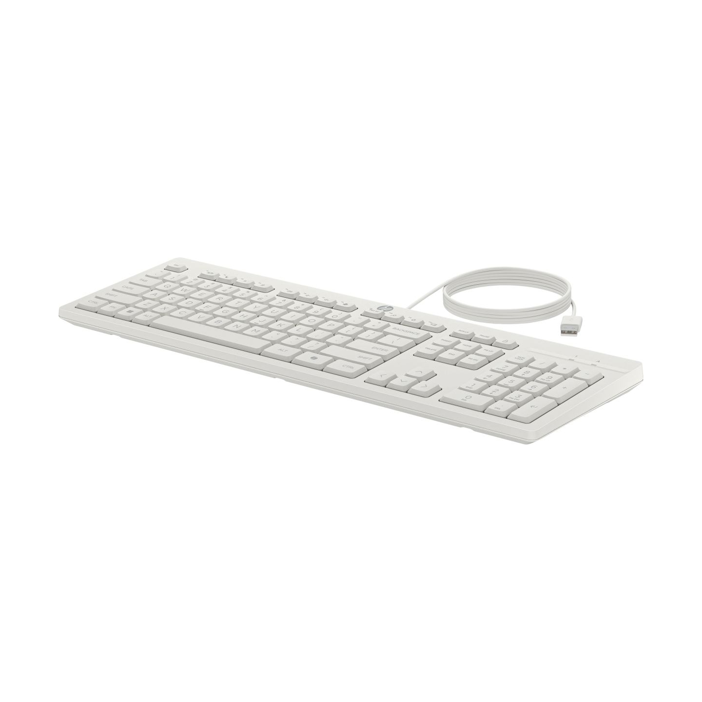 HP 225 G2 USB Wired Mouse Keyboard Combo, Copilot Key - Cashmere White - ESTONIAN / AW5S6AA#ARK