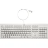 HP 225 G2 USB Wired Mouse Keyboard Combo, Copilot Key - Cashmere White - ESTONIAN / AW5S6AA#ARK