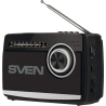 Sven Speaker SVEN SRP-155, black (3W, Bluetooth, FM/AM/SW, USB, microSD, flashlight, battery)