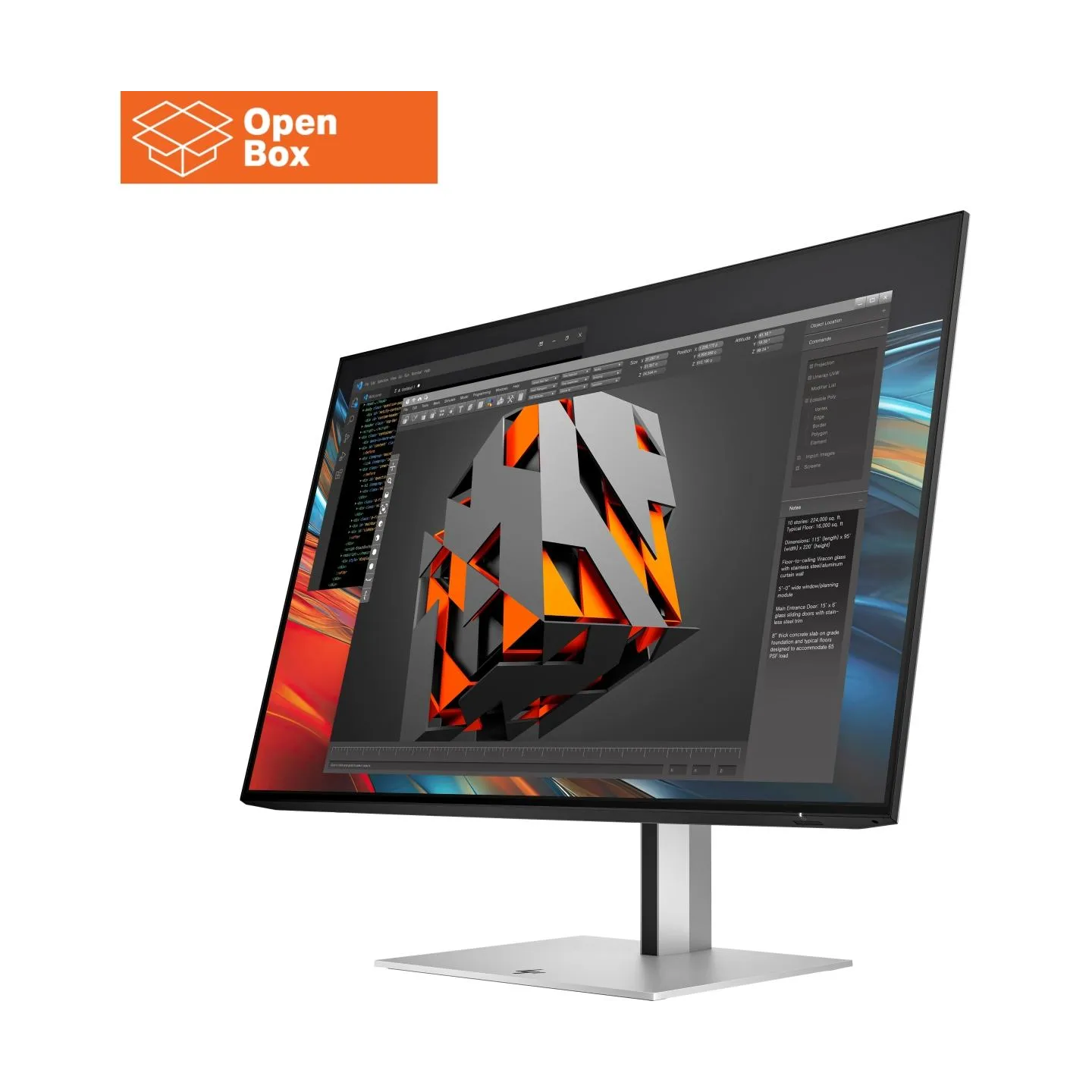 HP 724pn Series 7 Pro WUXGA Monitor - OPENBOX - 24" 1920x1200 WUXGA 350-nit 100Hz AG, IPS, HDMI/DisplayPort Daisy-Chain, 4x USB-