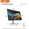 HP 724pn Series 7 Pro WUXGA Monitor - OPENBOX - 24" 1920x1200 WUXGA 350-nit 100Hz AG, IPS, HDMI/DisplayPort Daisy-Chain, 4x USB-