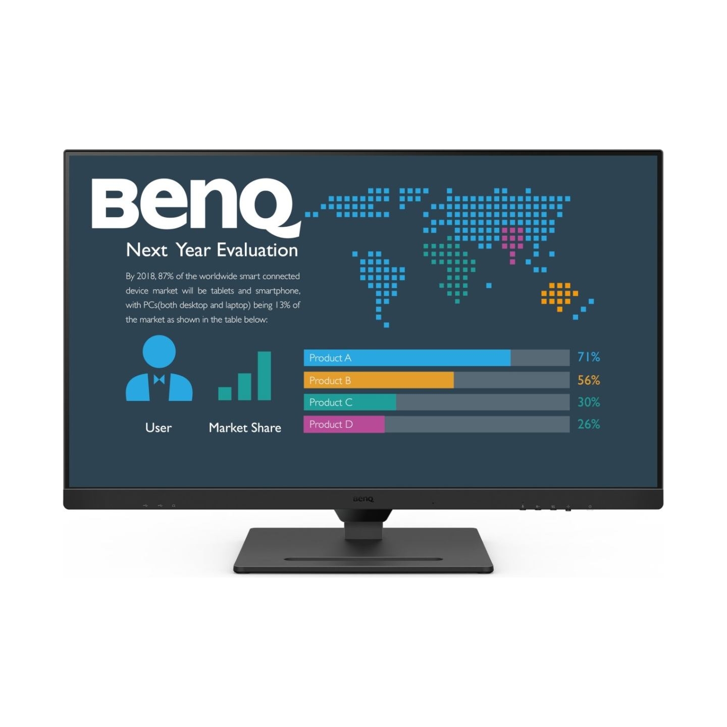 Benq BL3290QT 31.5inch WQHD IPS 16:9 5ms 350cd/m2 HDMI DP USB matt black / 9H.LLMLA.TPE