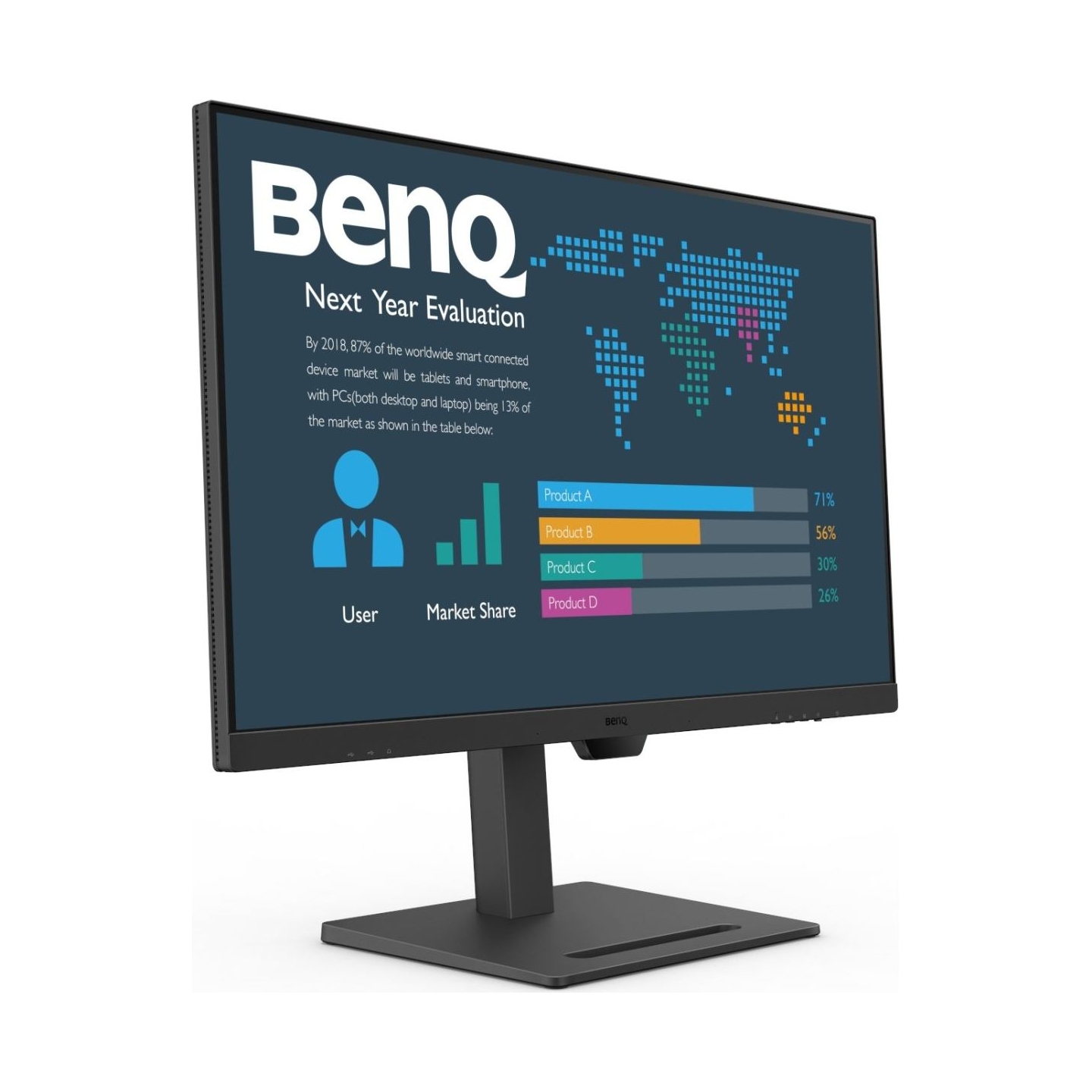 Benq BL3290QT 31.5inch WQHD IPS 16:9 5ms 350cd/m2 HDMI DP USB matt black / 9H.LLMLA.TPE